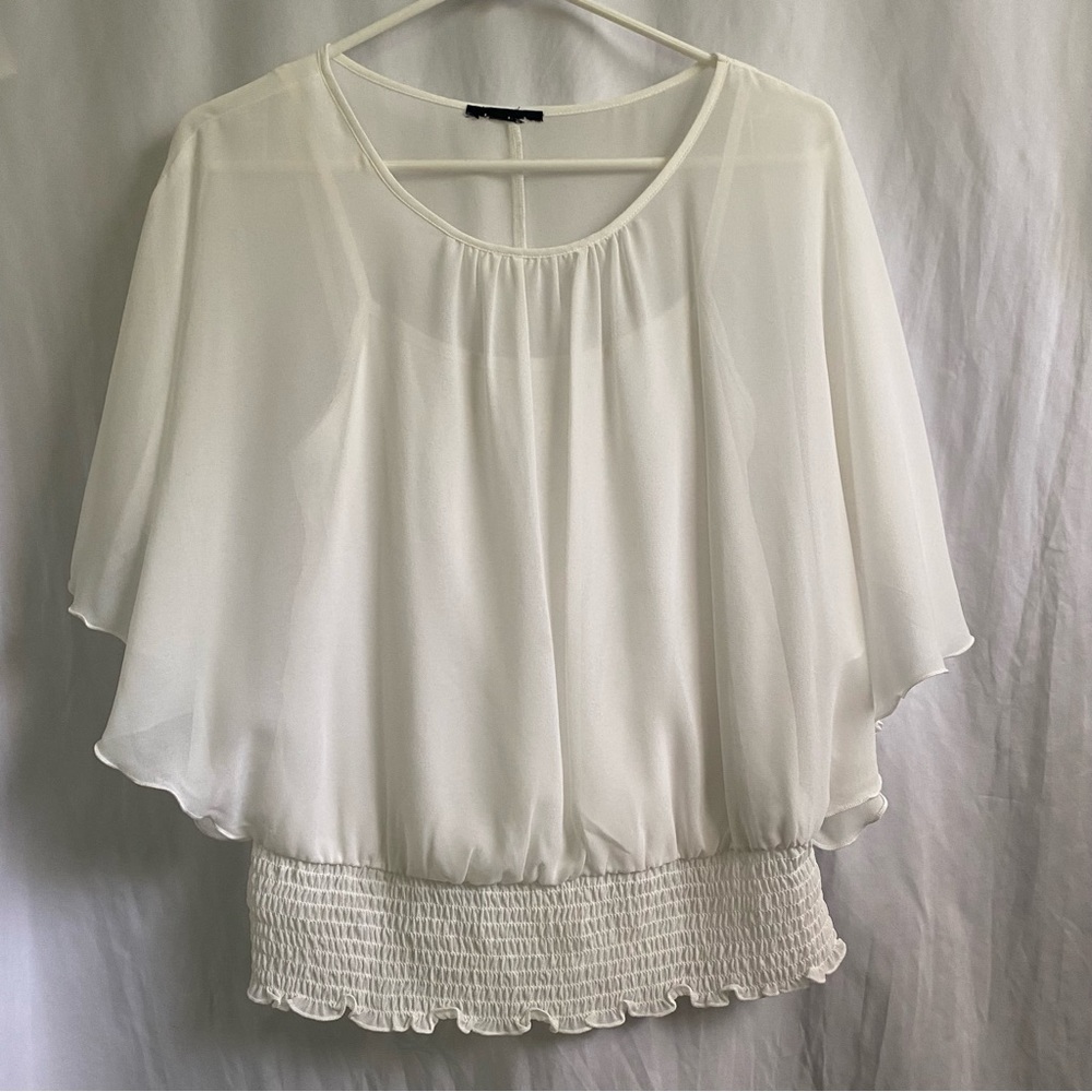 White Blouse w/ Tank